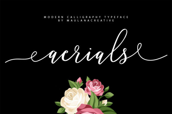Aerials Font: Elegant Script for Digital Design