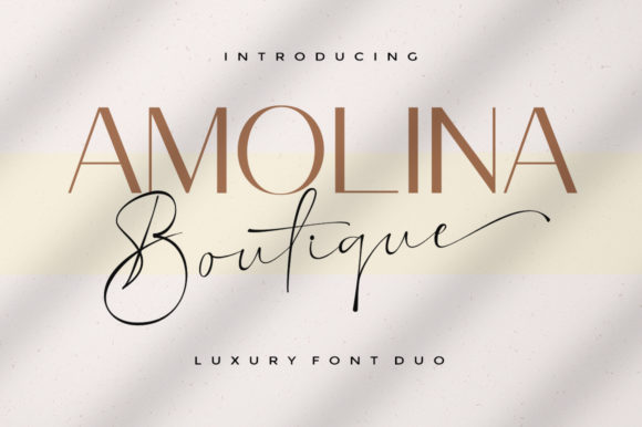 Amolina Boutique Font Review