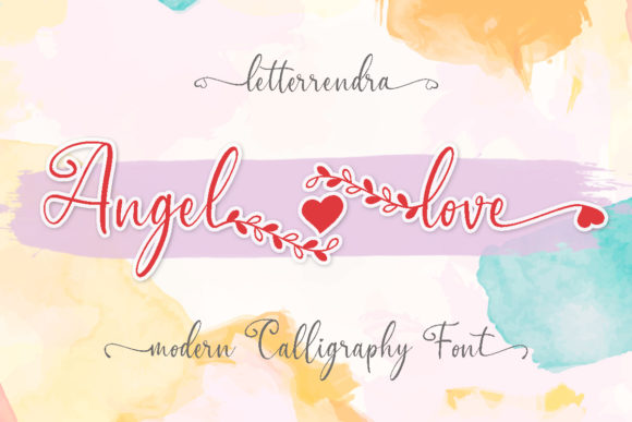 Angel Love Font for Creative Projects
