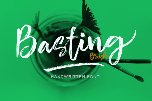 Basting Font for Creative Projects