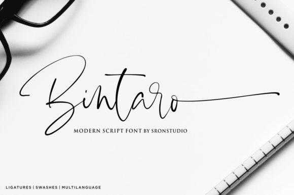 Bintaro Font for Creative Makers