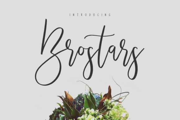 Brostars Font for Creative Projects