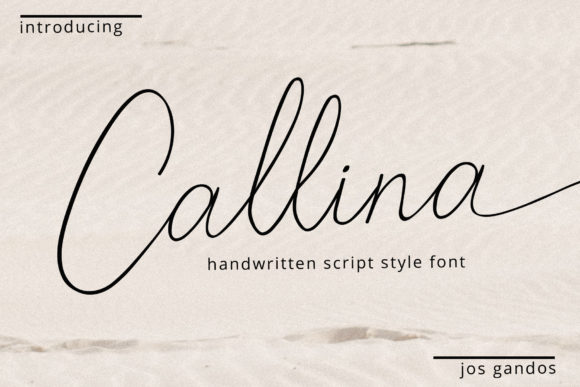 Callina Font for Creative Projects