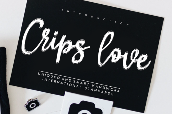 Crips Love Font for Creative Design