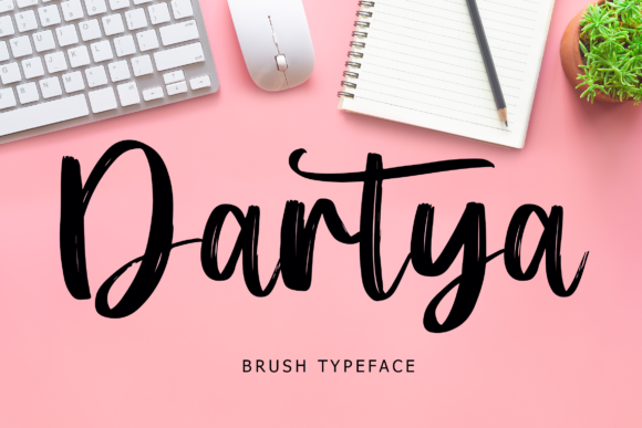 Dartya: A Script Handwritten Font for Creative Projects