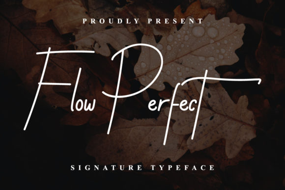 Flow Perfect Font for Business Branding