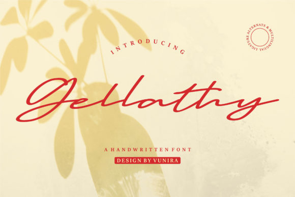 Gellathy Font for Elegant Branding