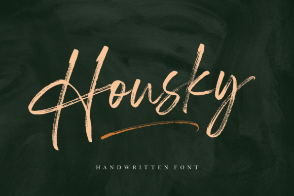 Housky Font: Elegant Script for Editorial Design