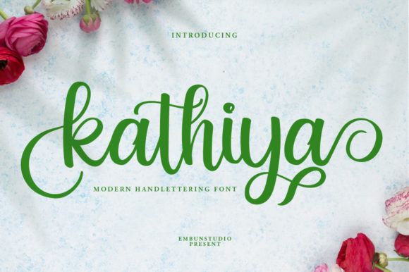 Kathiya: A Font for Business Branding