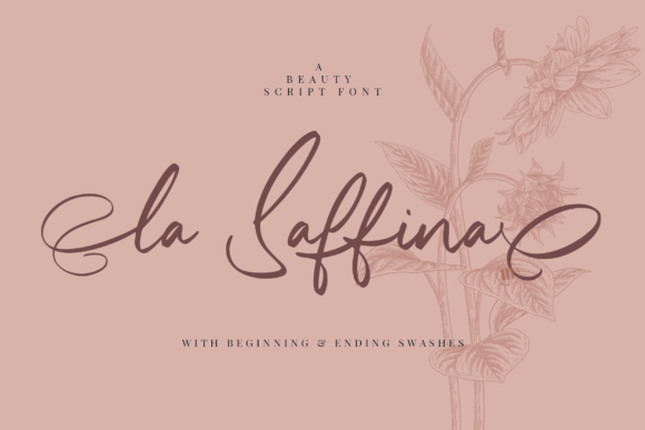 La Saffina Font for Creative Projects