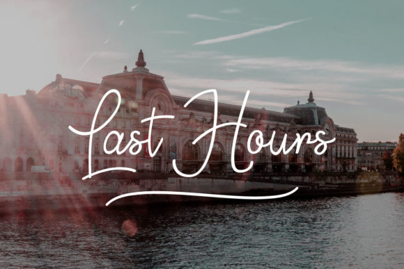 Last Hours Font for Creative Campaigns