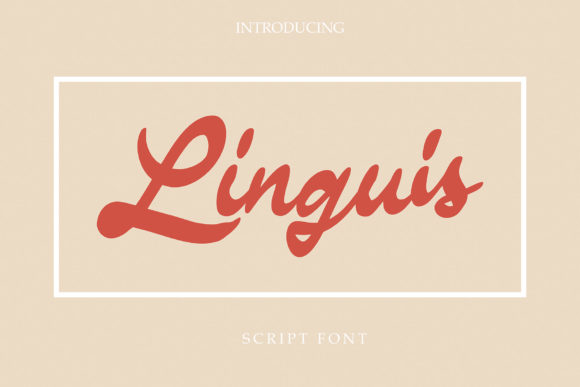 Linguis Font: Stylish Script for Creative Projects