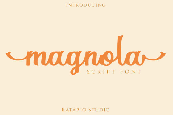Magnola Font for Creative Projects