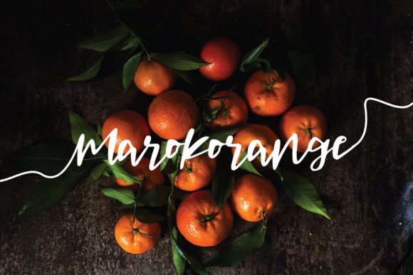 Marokorange Font for Web Design