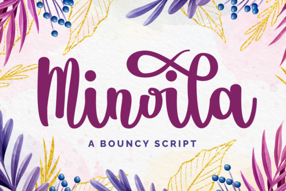 Minoila Font: Elegant Script for Creative Makers