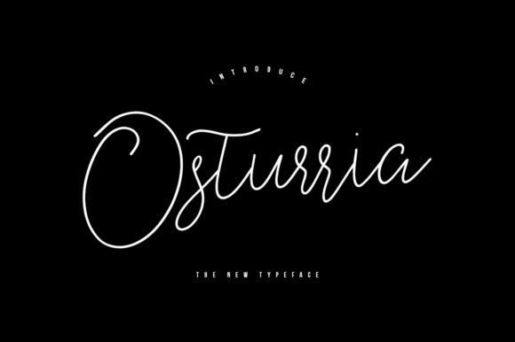 Osturria: A Script Font for Elegant Design