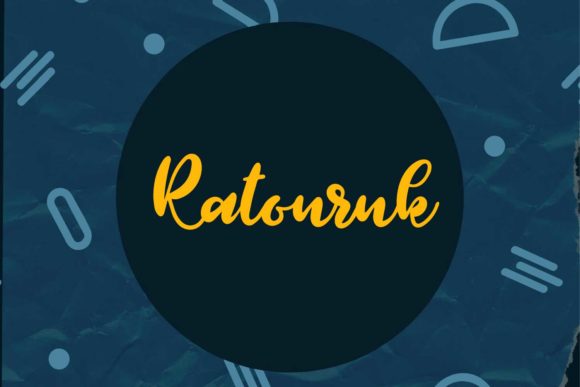 Ratouruk: A Playful Script Font for Creative Projects
