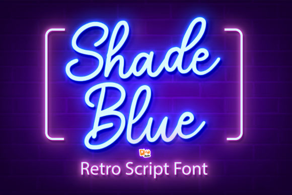 Shade Blue Font for Bold Branding