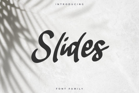 Slides: A Font for Creative Campaigns