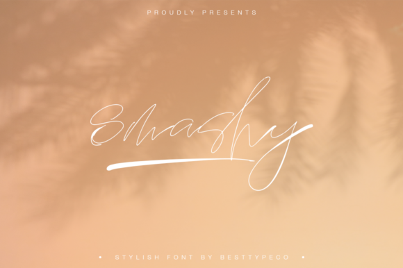 Smashy: A Script Font for Elegant Campaigns