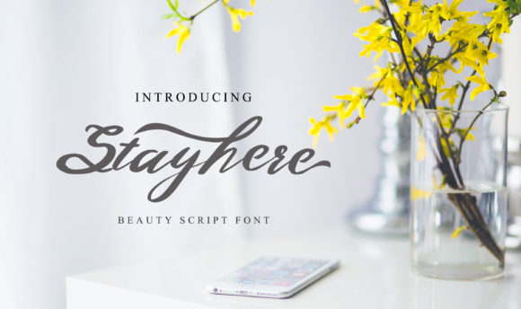 Stayhere Font for Web Design