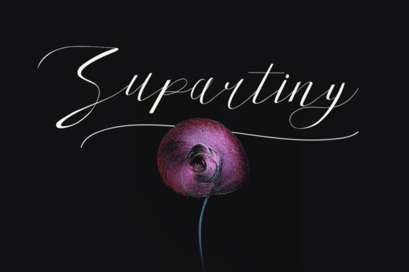 Supartiny Font: Elegant Script for Designers