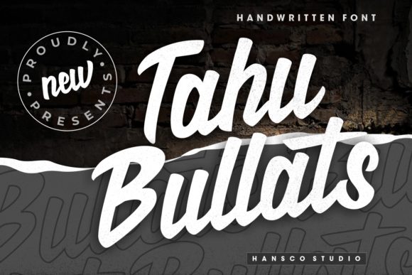 Tahu Bullats Font for Creative Makers