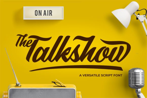 The Talkshow Font for Elegant Branding