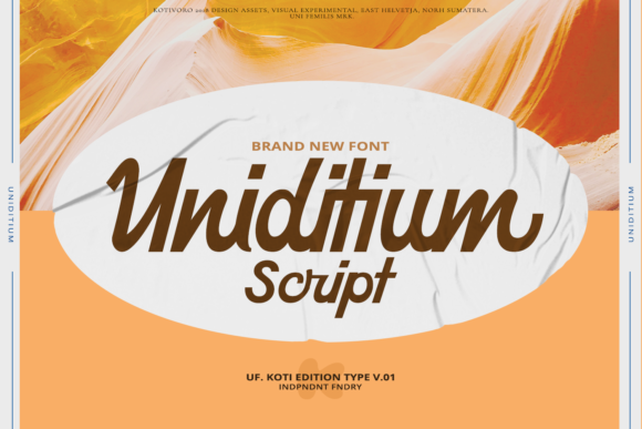 Uniditium: A Stylish Script Font