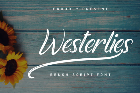 Westerlies Font for Creative Makers