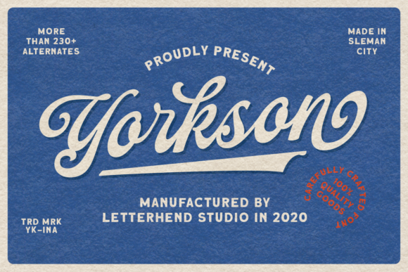 Yorkson Font: Retro Script for Web Design